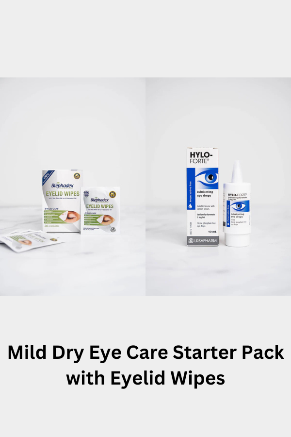 Mild Dry Eye Care Starter Pack with Eyelid Wipes