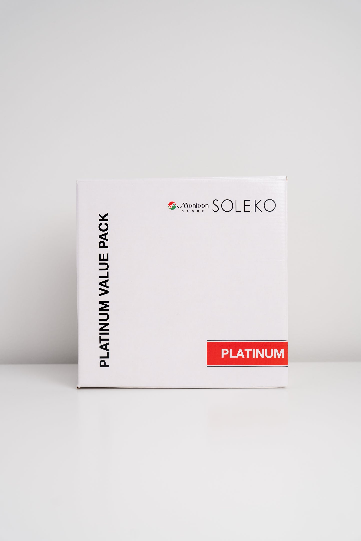 Soleko Platinum Value Pack box on a white background