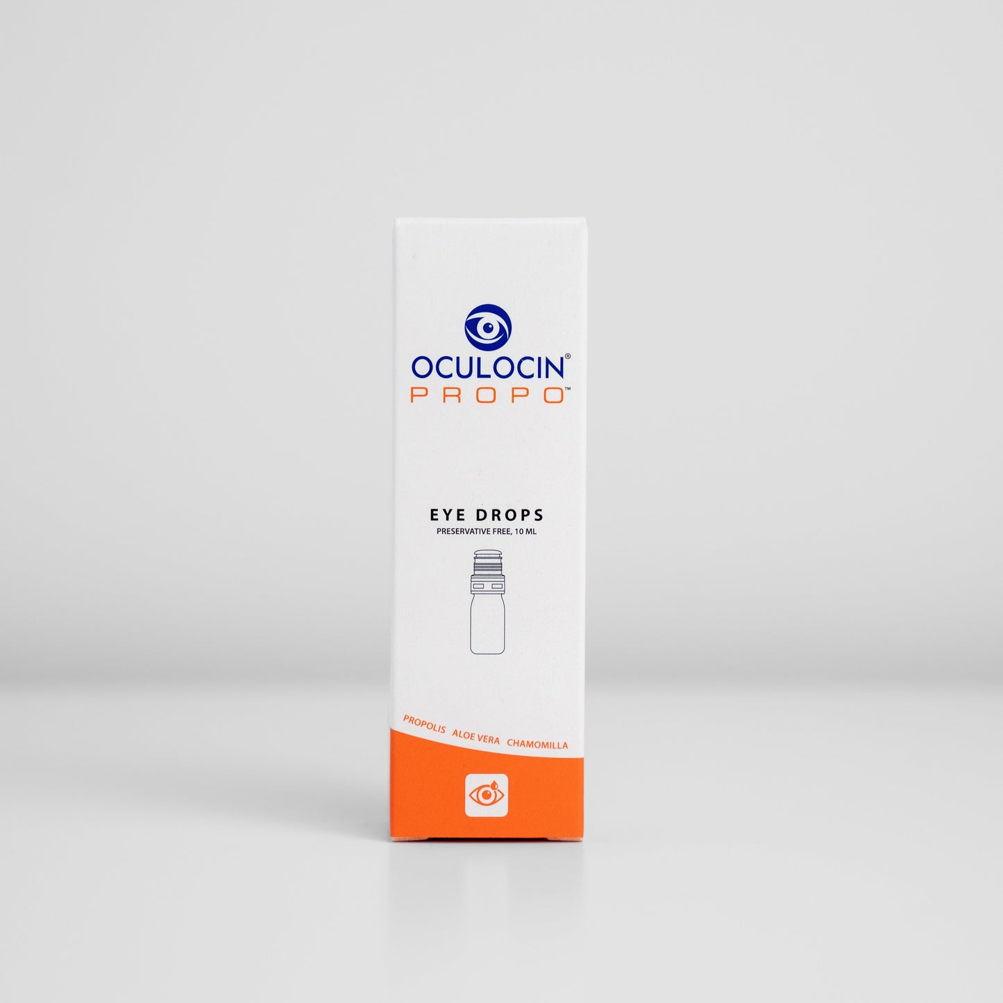 Oculocin Pro eye drops packaging on a white background