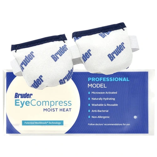 A Bruder Double Eye Compress which assists in heating glands to remove debris and assist in tear production and dry eyes.