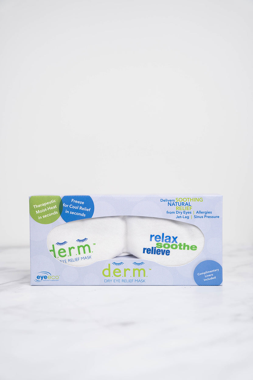 DERM Moist Heat Compress | Dry Eye Relief Mask – One Stop Dry Eye Shop