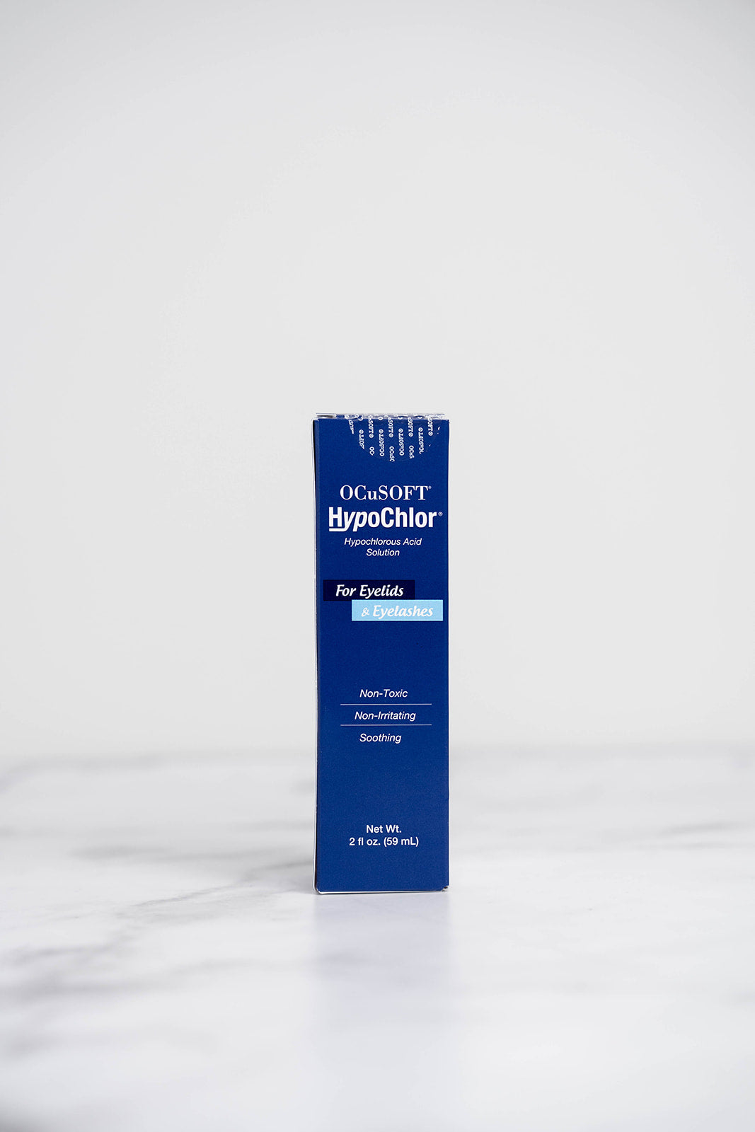 A 59ml box of Ocusoft Hypochlor Spray Solution.