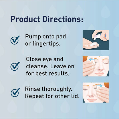 How to use instructions for Ocusoft Lid Scrub Plus