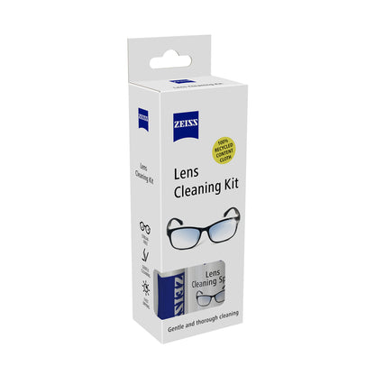 Zeiss Lens Cleaning Kit packaging on a white background