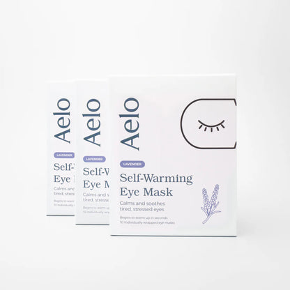 Aelo Self-Heating Eye Mask with Lavender (10 pack)