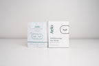 A box of Aelo self-warming eye masks on a white background