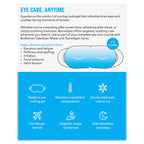 Biorevive Instant-Cooling Gel Masks packaging with text and illustrations on a white background