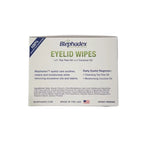 Side of a 30 Blephadex Eyelid Wipes with Tea Tree Oil and Coconut Oil.