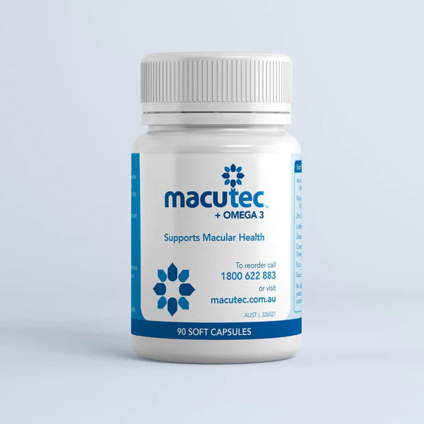 Macutec + Omega 3 - 90 Capsules