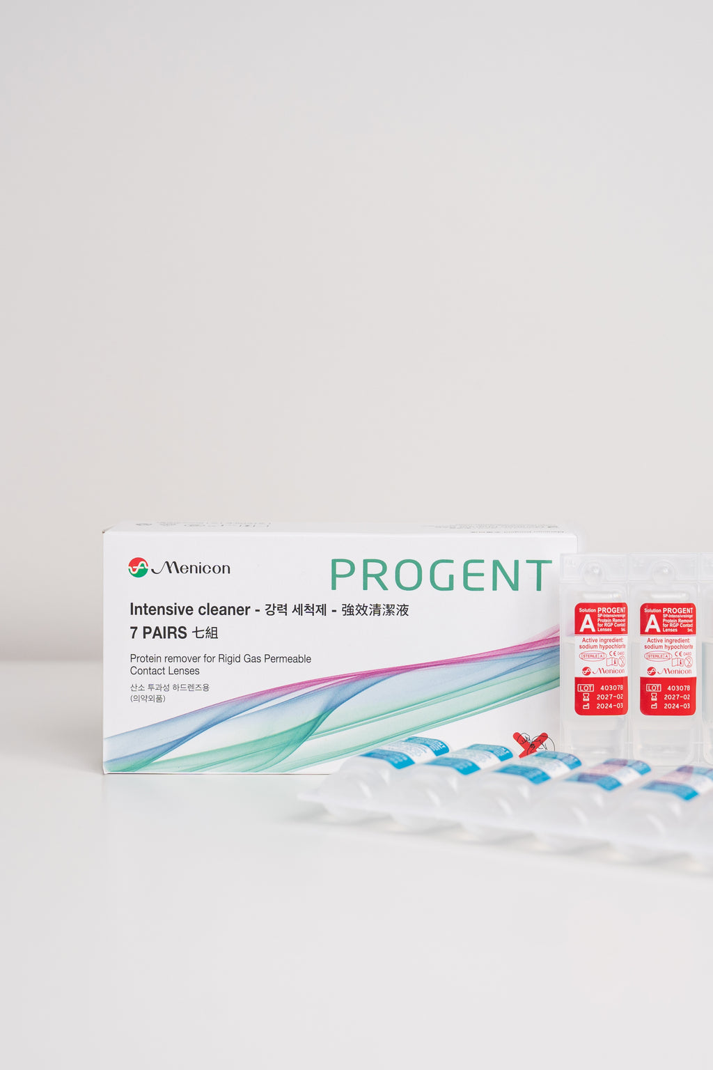 Progent intensive cleaner packaging on a white background