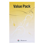 Menicon value pack box with yellow and white design