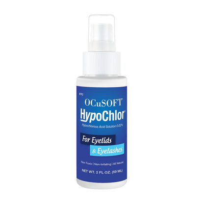 OCuSOFT HypoChlor bottle for eyelids and eyelashes on a white background