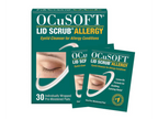 Ocusoft Lid Scrub Allergy Wipes for gentle eyelid cleansing and relief from irritation caused by allergies.