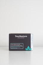Box of TearRestore HylaWipe for blepharitis relief, on a white background