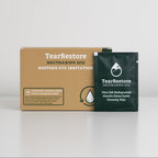 TearRestore NeutraWipe Eco Eyelid Wipes packaging for blepharitis relief, on a white background