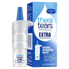TheraTears Extra Dry Eye Hydration 10ml preservative-free eye drops box and bottle with sodium hyaluronate