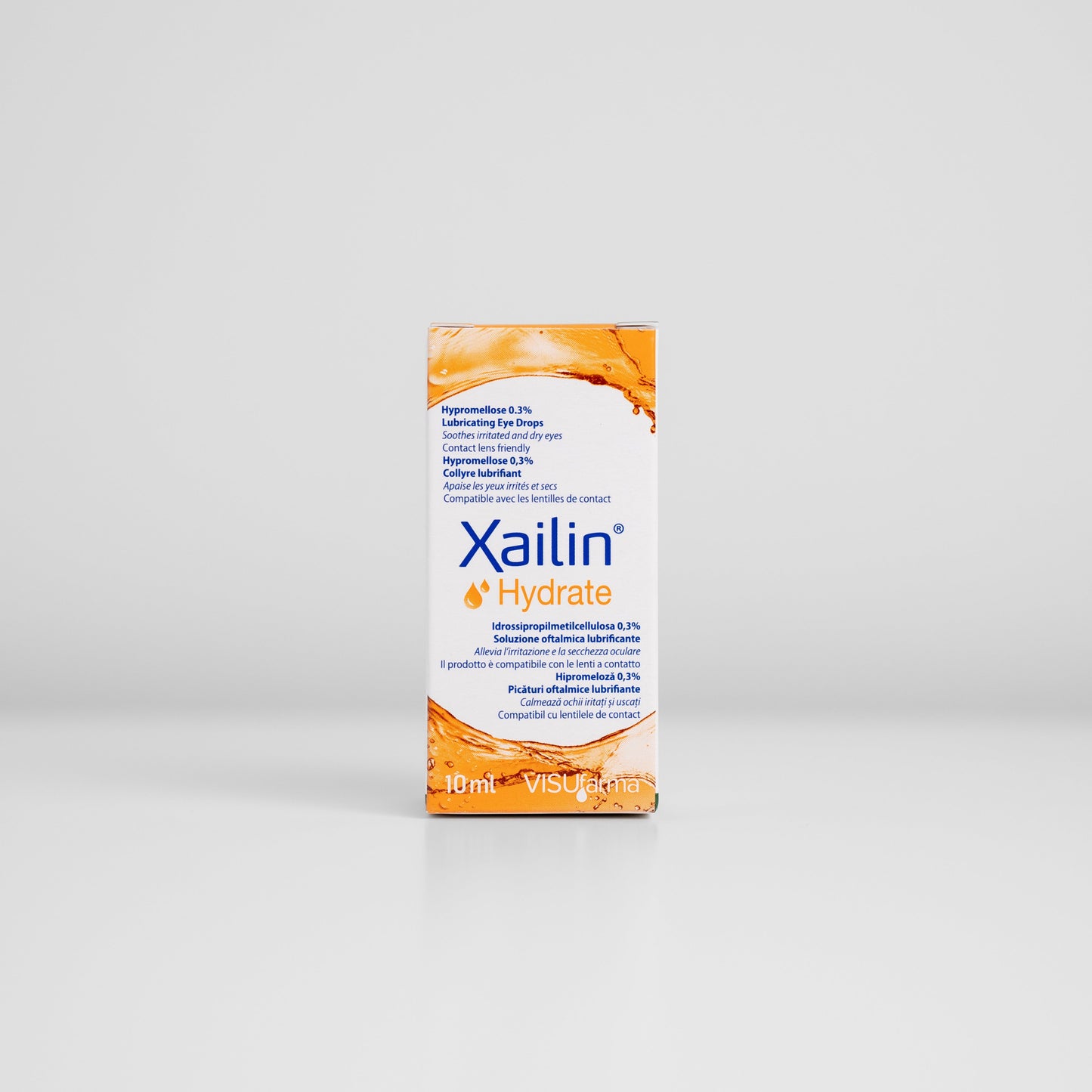 Box of Xailin Hydrate preservative-free eye drops