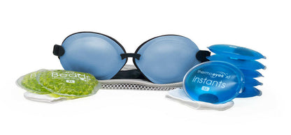 Tranquileyes XL Advanced Eye Compress including instants and beads.