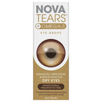 A 3ml bottle of NovaTears Omega 3 eye drops which provides long lasting relief from dry eyes. Antimicrobial and preservative free. Enhanced lubrication and protection for dry eyes.